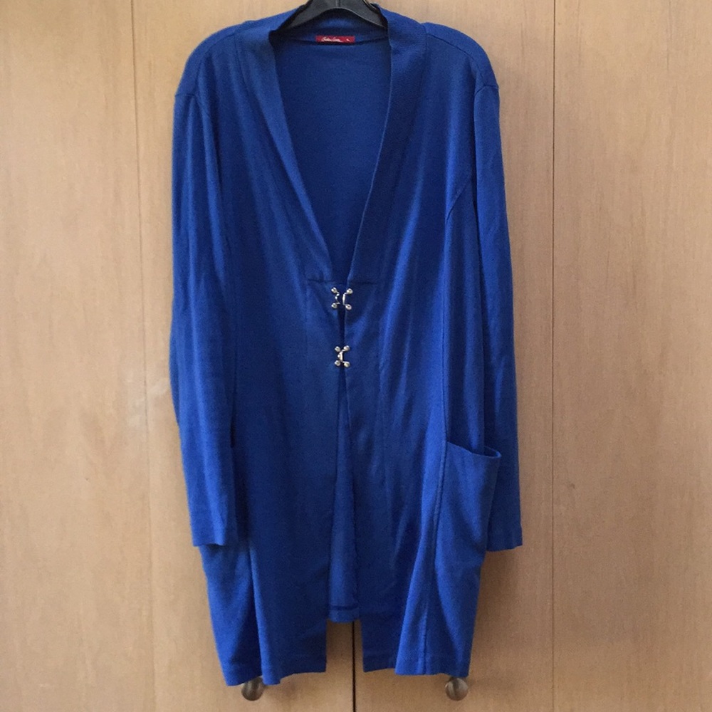Barbara Lesser blue tunic